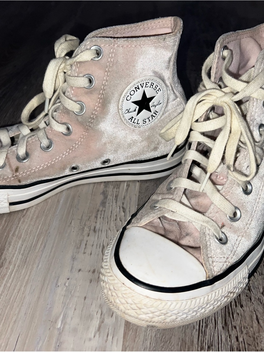 All Star High Top Sneakers - Light Pink